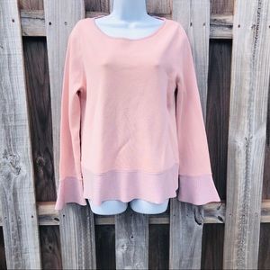 Pink Long Sleeve Ann Taylor Sweater Size Large